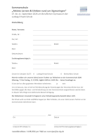 Anmeldung